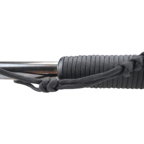 New design braided rope anti riot expendable baton BT26B156 black